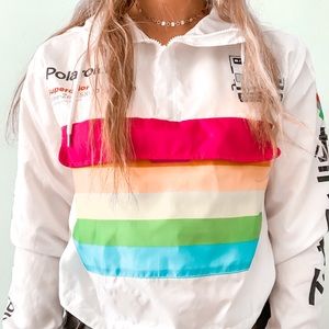 polaroid half zip